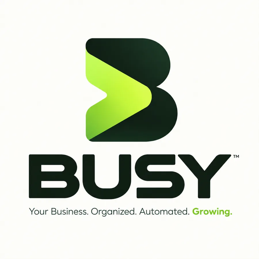 The askBUSY logo mark